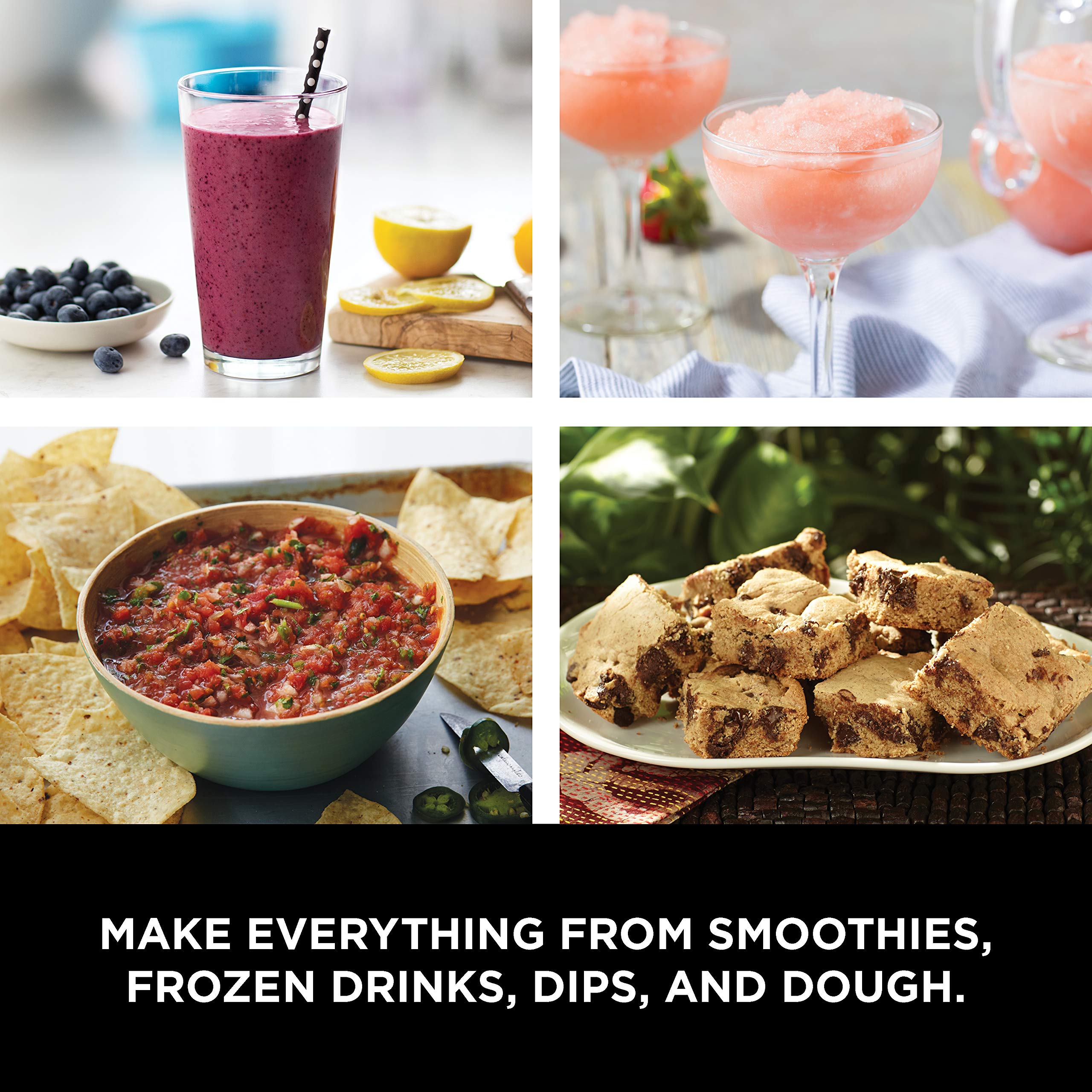 Ninja Mega Kitchen System dough blade blends up to 2 lbs of dough quickly.