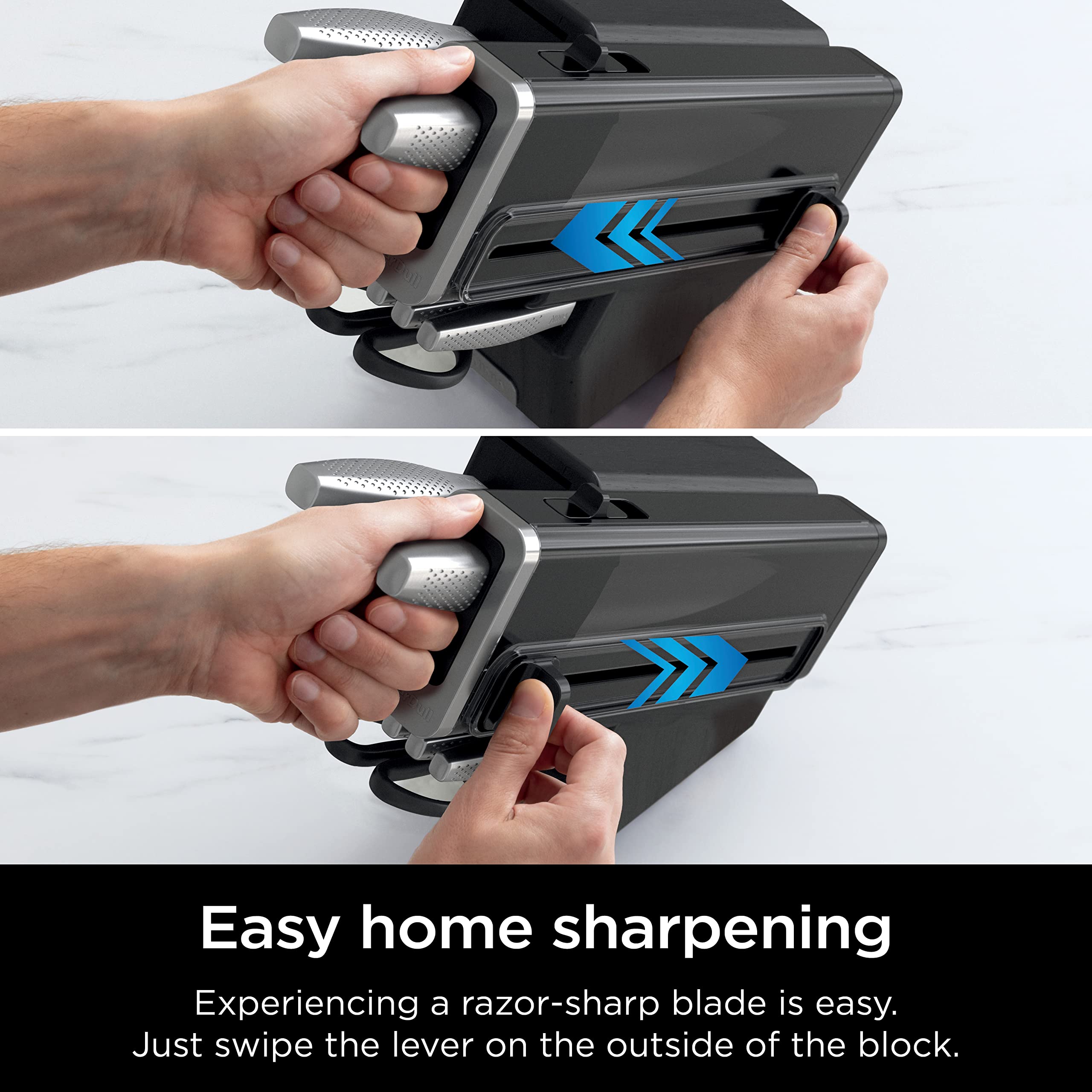 Ninja NeverDull 6-inch utility knife as a multipurpose kitchen tool.