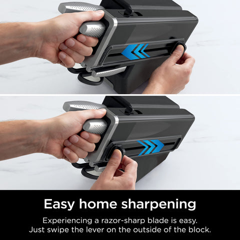Ninja NeverDull 6-inch utility knife as a multipurpose kitchen tool.