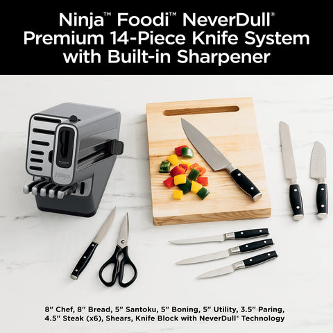 Ninja NeverDull 8-inch bread knife for clean crust cuts