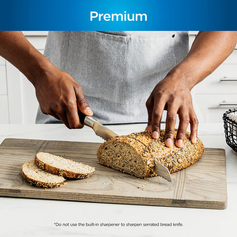 Ninja NeverDull knife block with built-in sharpener
