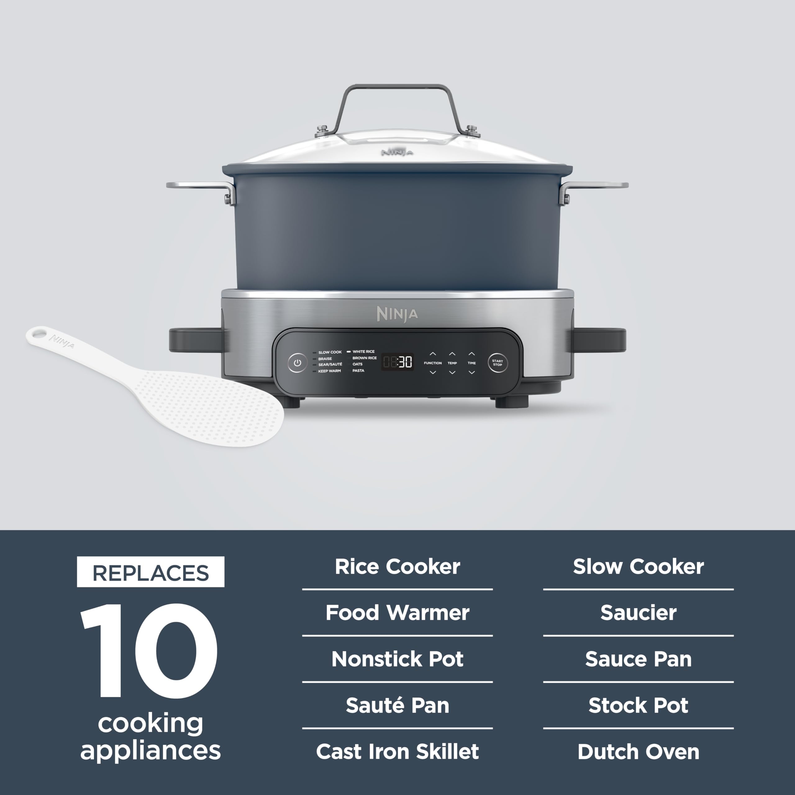 Ninja Foodi PossibleCooker Pro eight cooking functions cover a range of meals.