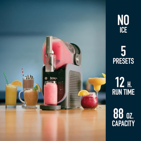 Ninja SLUSHi 88oz vessel enables large-batch servings for gatherings.