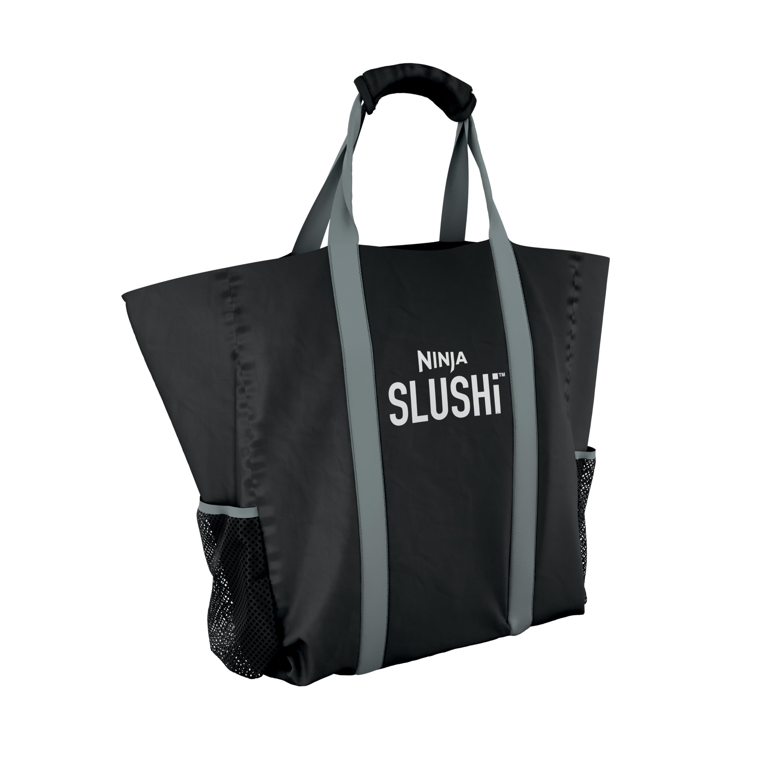 Ninja SLUSHi tote side view showing portable, easy-to-carry design for travel.