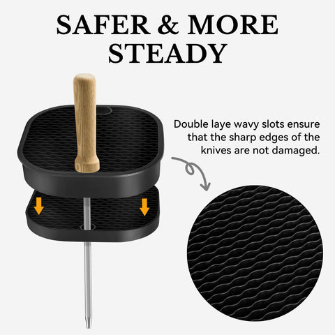 Ninonly universal compatibility covers most common knife blades.