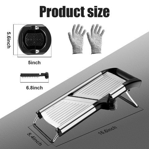 NIOSAVM 4-in-1 adjustable blades switch easily for varied cuts