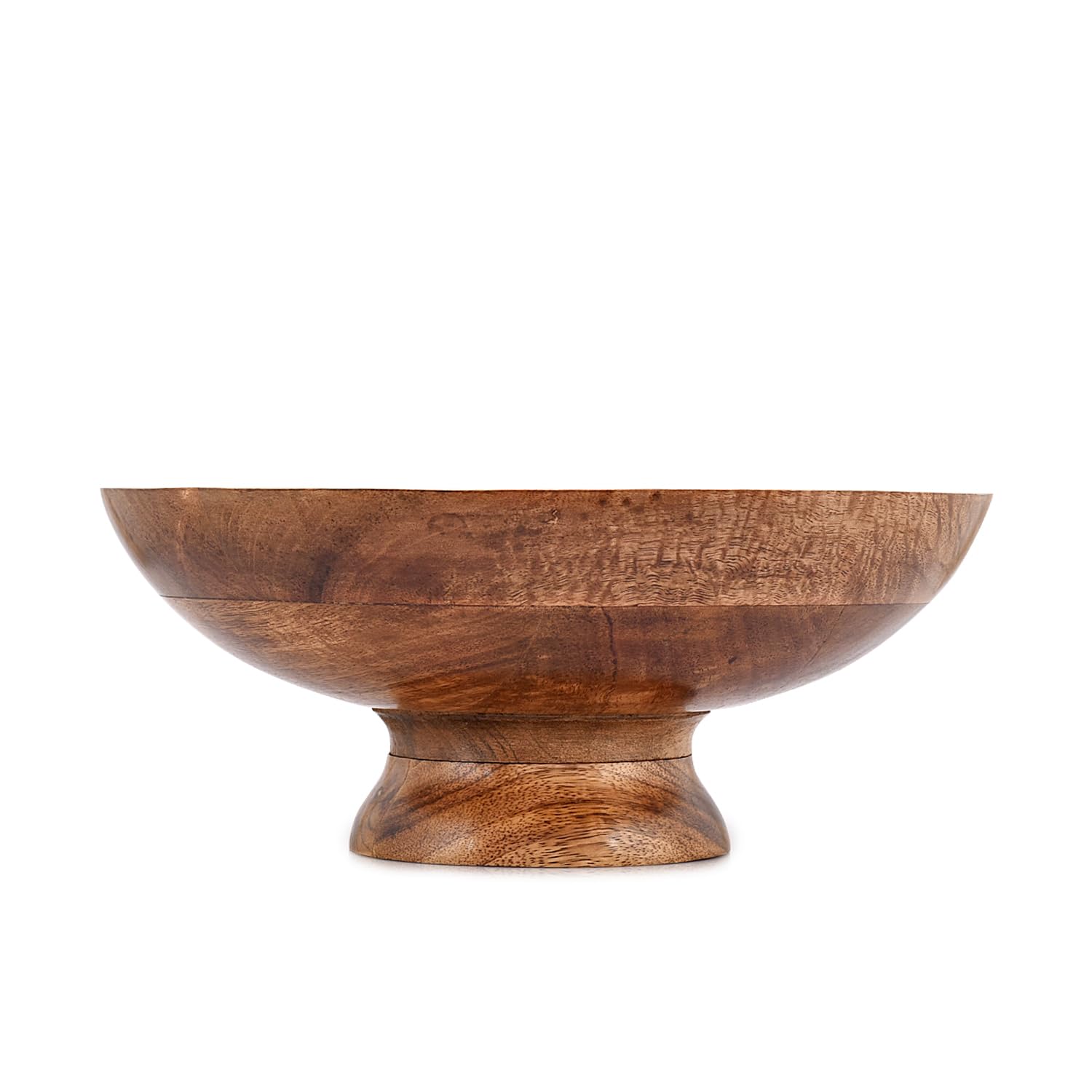 NIRMAN handmade mango wood tray elevating Caesar salad presentation