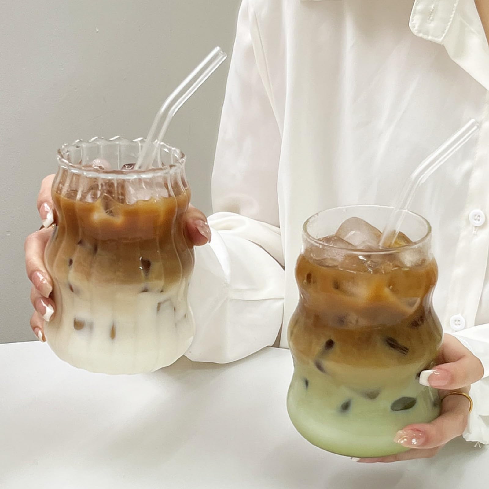 Nirvany bubble tea-friendly cup design suits cafe and home settings.