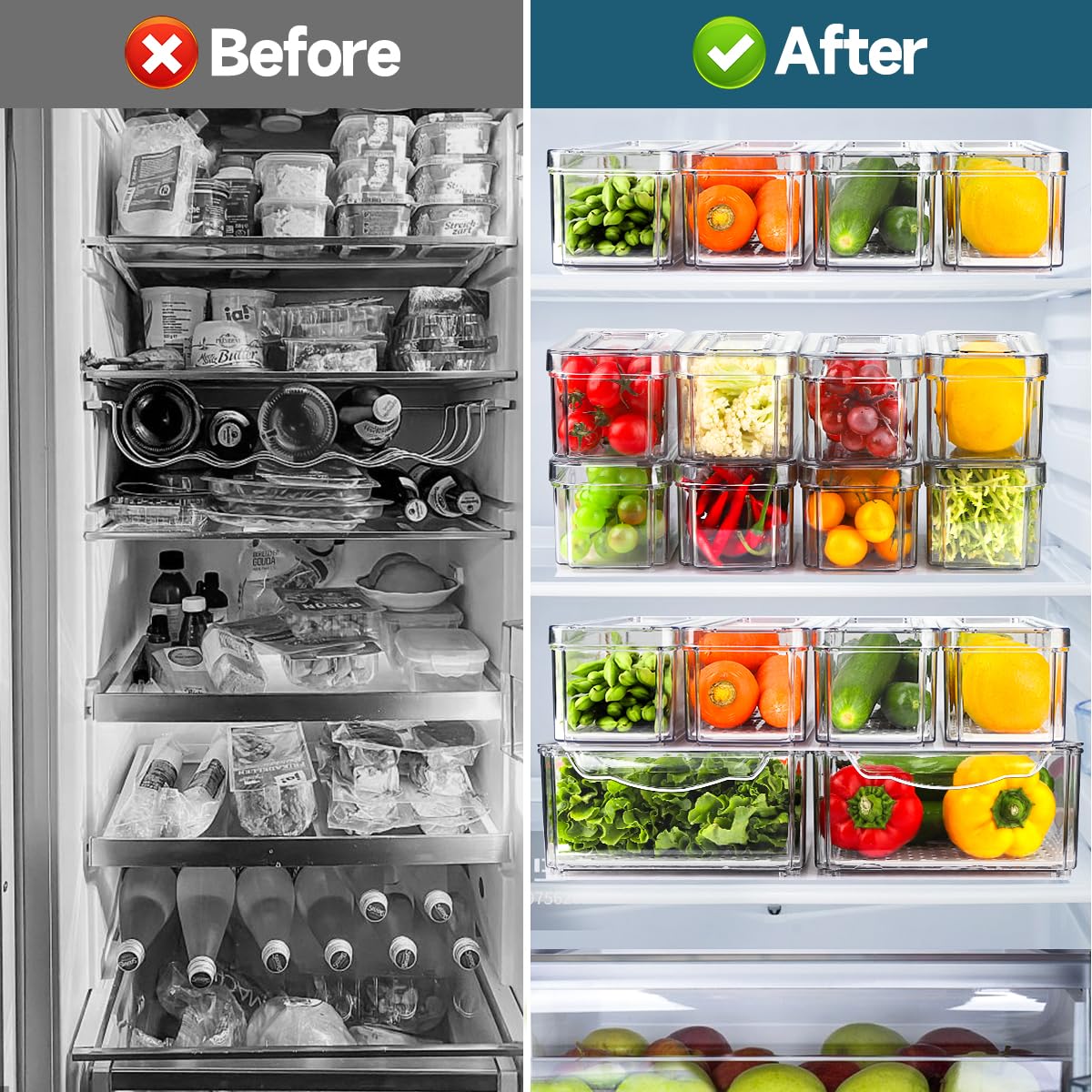 NISILIN fridge-tray-drain design keeps produce dry and fresh