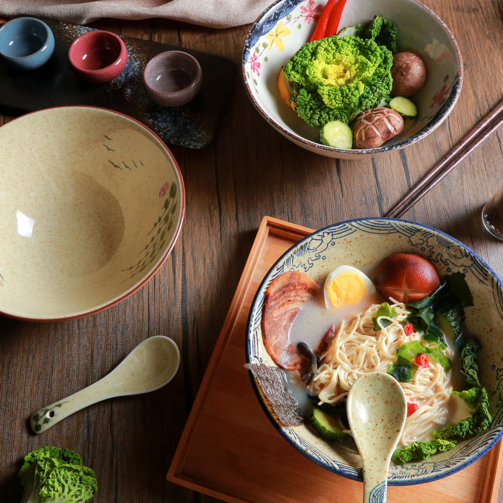 Niturceal gift ready ramen bowl set perfect for housewarmings and special occasions