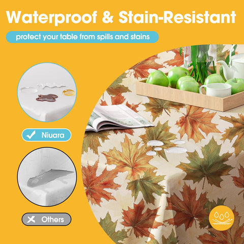 Niuara Fall Maple disposable cover for easy cleanup after events.