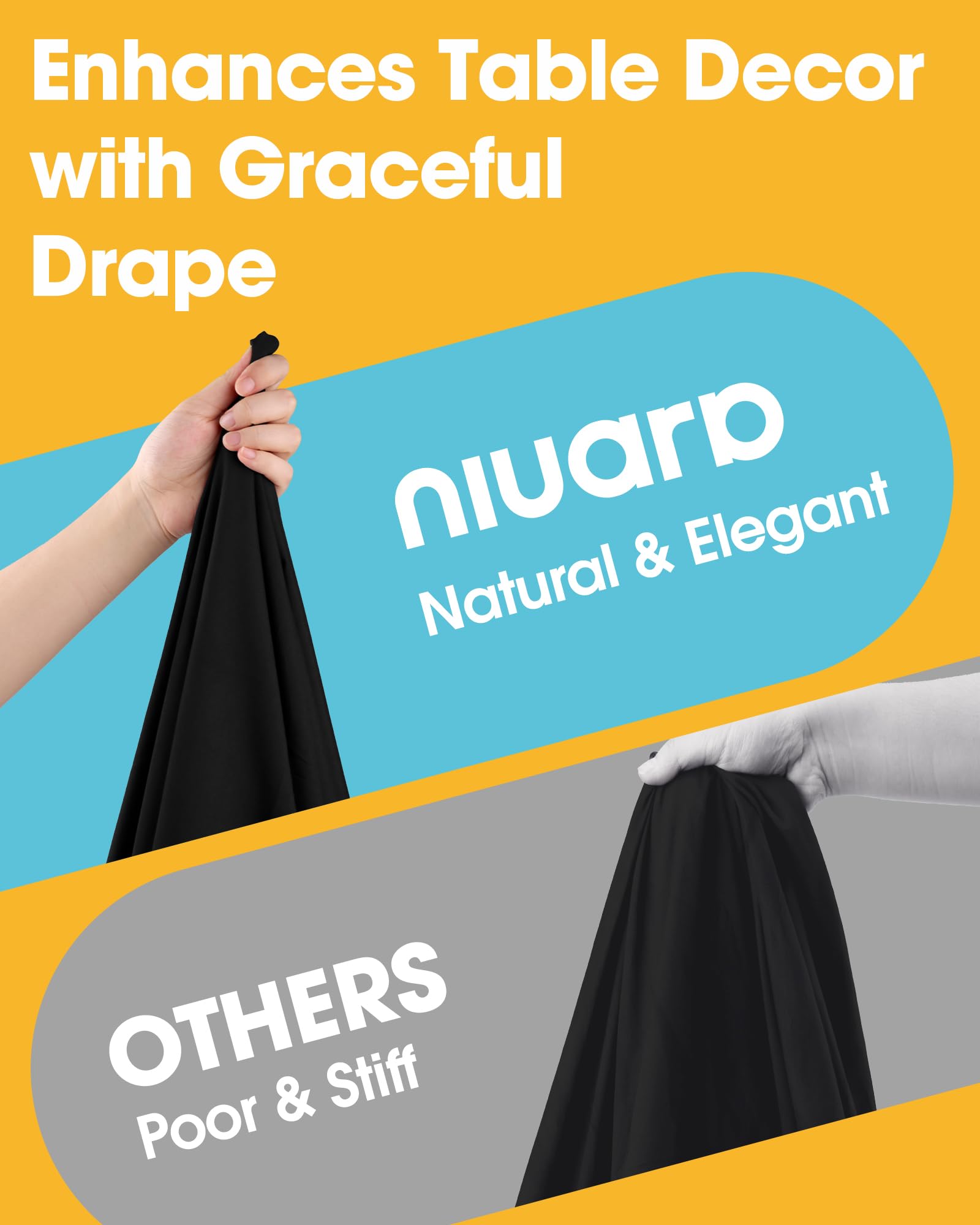 Niuara heat-proof tablecloth guards tables during hot dishes
