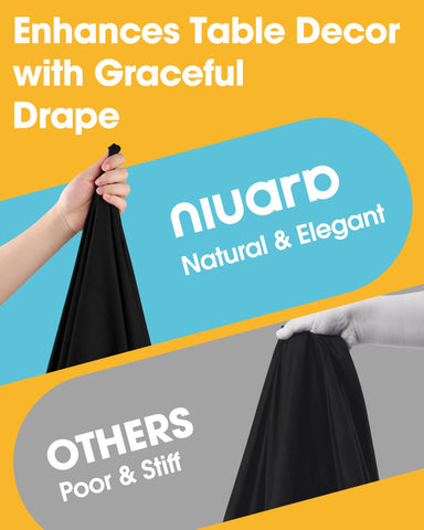 Niuara heat-proof tablecloth guards tables during hot dishes