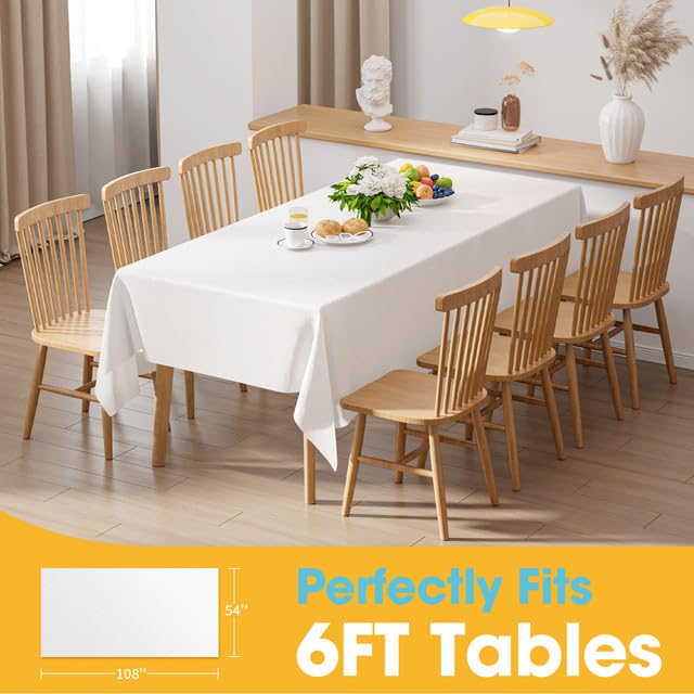 Niuara rectangle cover fits 6ft banquet tables securely.