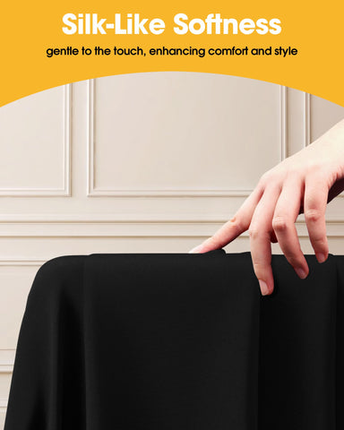 Niuara wrinkle-resistant tablecloth keeps surfaces smooth during gatherings