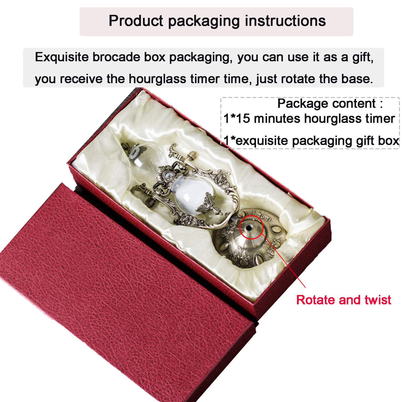NIUASH hourglass makes a thoughtful vintage-style gift for many occasions.