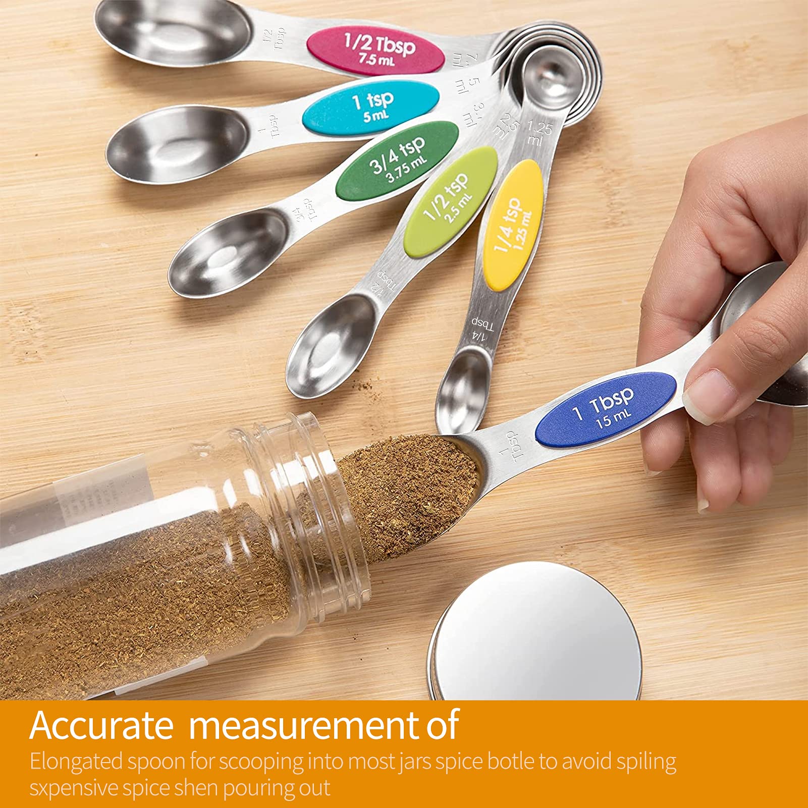 NIUTA stainless steel spoons with brushed finish resist rust and wear.
