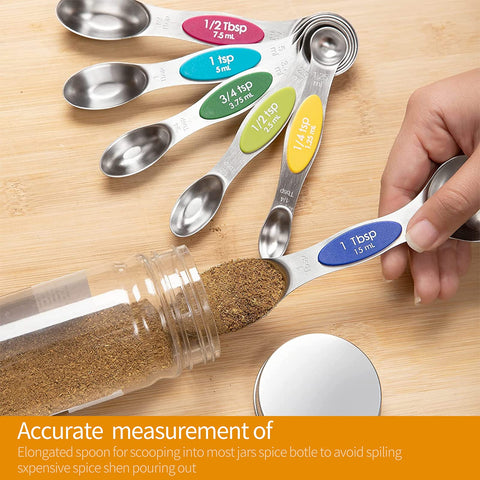 NIUTA stainless steel spoons with brushed finish resist rust and wear.