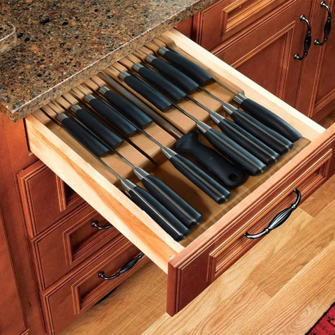 NIUXX non-slip drawer design prevents blades from slipping during use