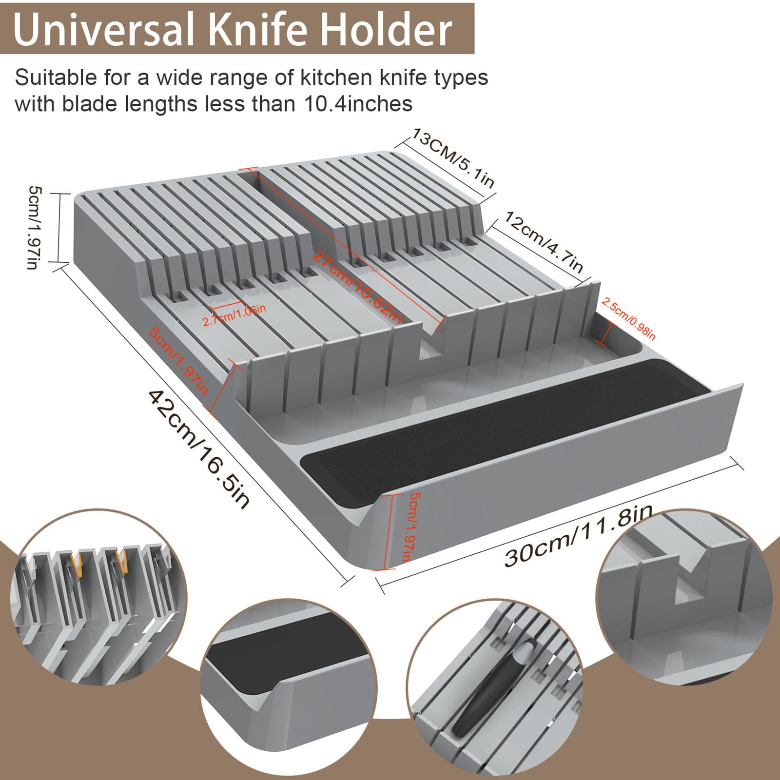NIUXX upgraded slot design prevents blade movement and shifting
