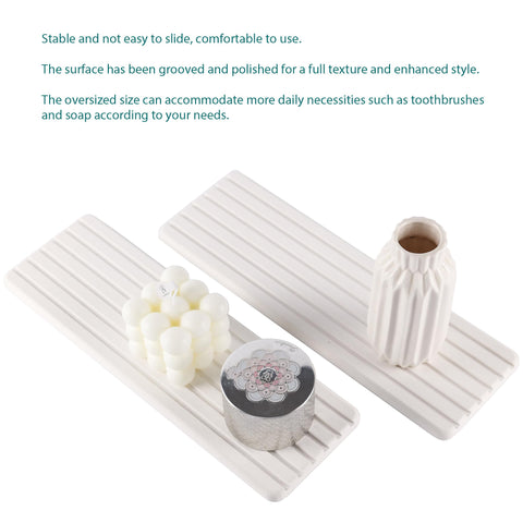 NiuYichee diatomite coasters ideal for cups and small toiletries.