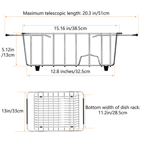 NiuYichee stainless steel dish rack emphasizes rust-resistant durability for daily kitchen use