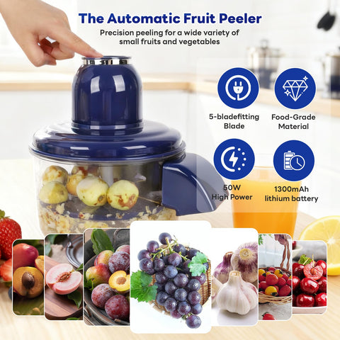 NKDFRI Peeler with one-button operation for simple use.
