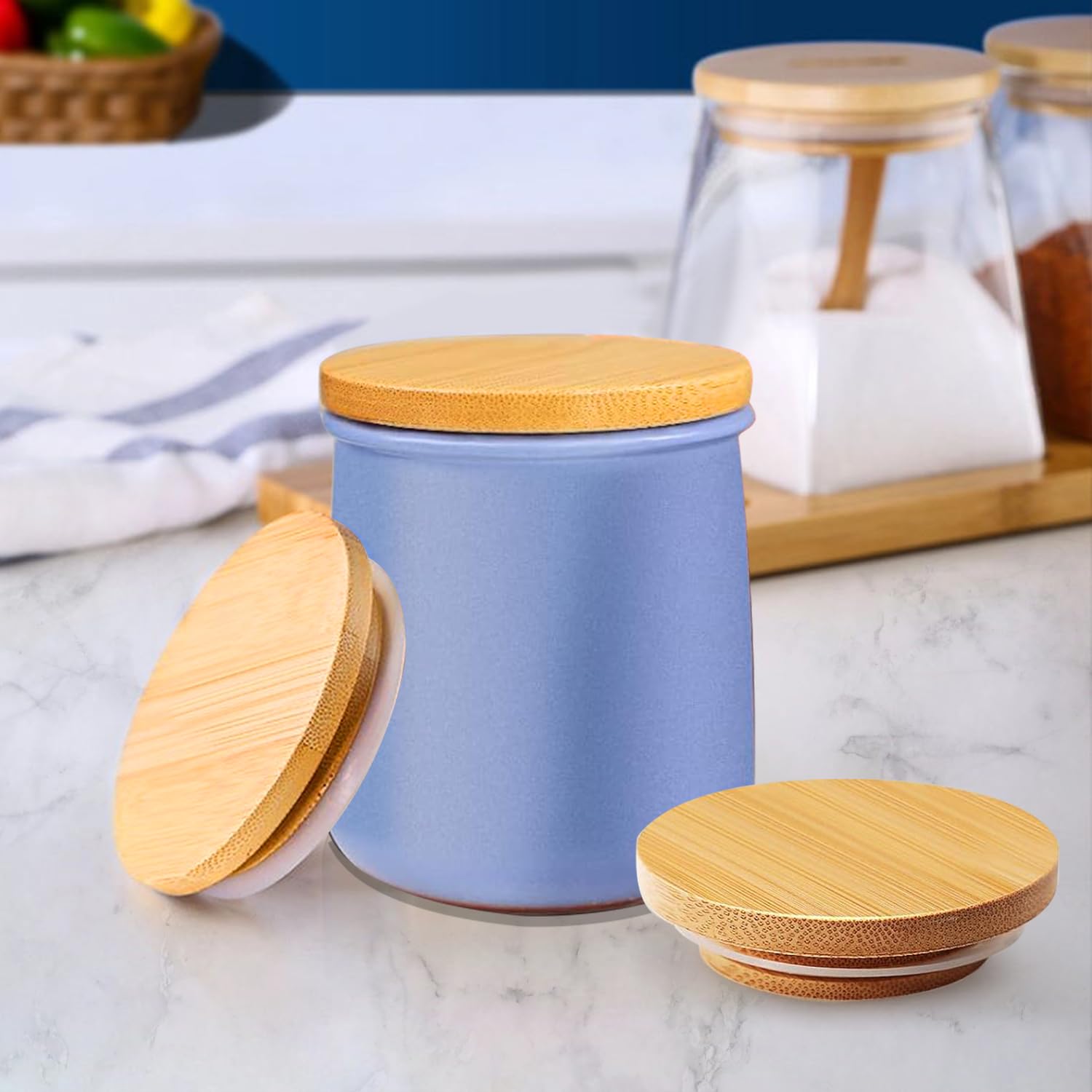 NLKACSY fits La Fermiere 4.9 oz jars for a cohesive look.