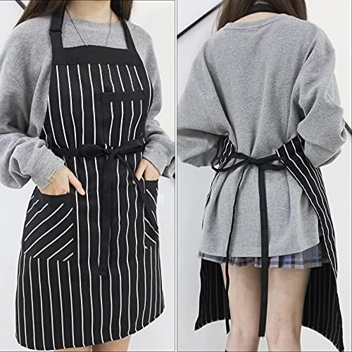 NLUS 2-Pack Kitchen Apron durable material resists wrinkles and cleans easily