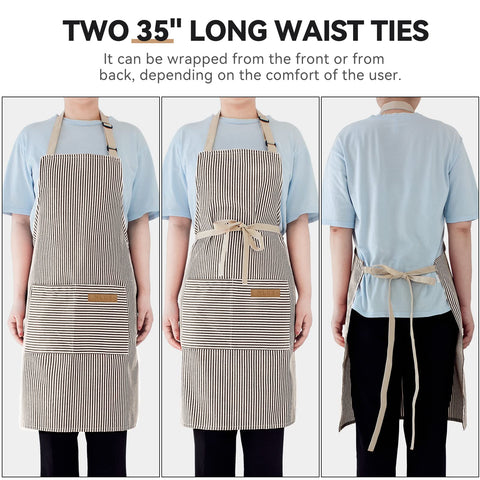 NLUS adjustable neck strap apron with customizable fit for most users