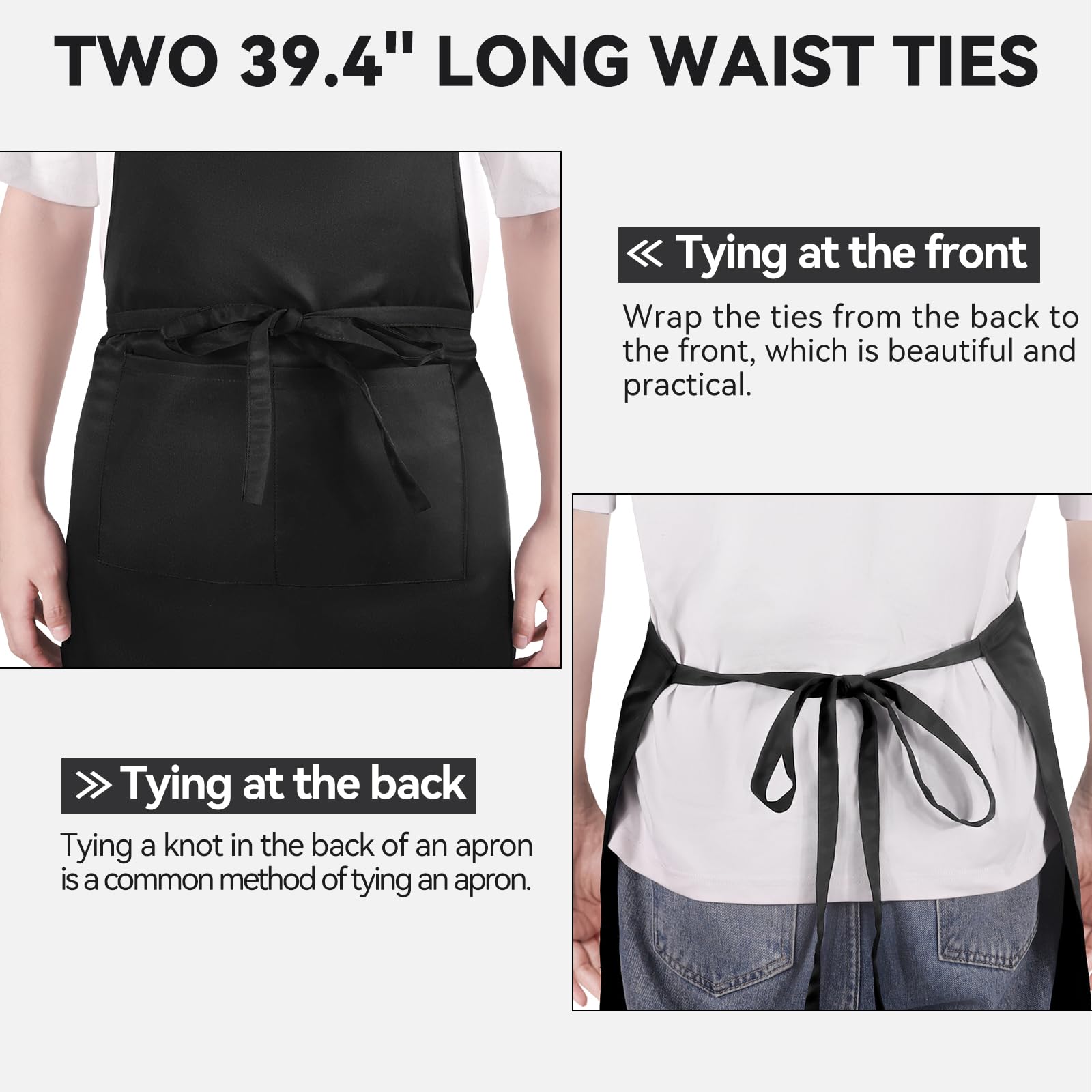 NLUS apron has an adjustable neck strap for customizable fit