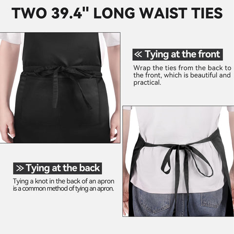 NLUS apron has an adjustable neck strap for customizable fit