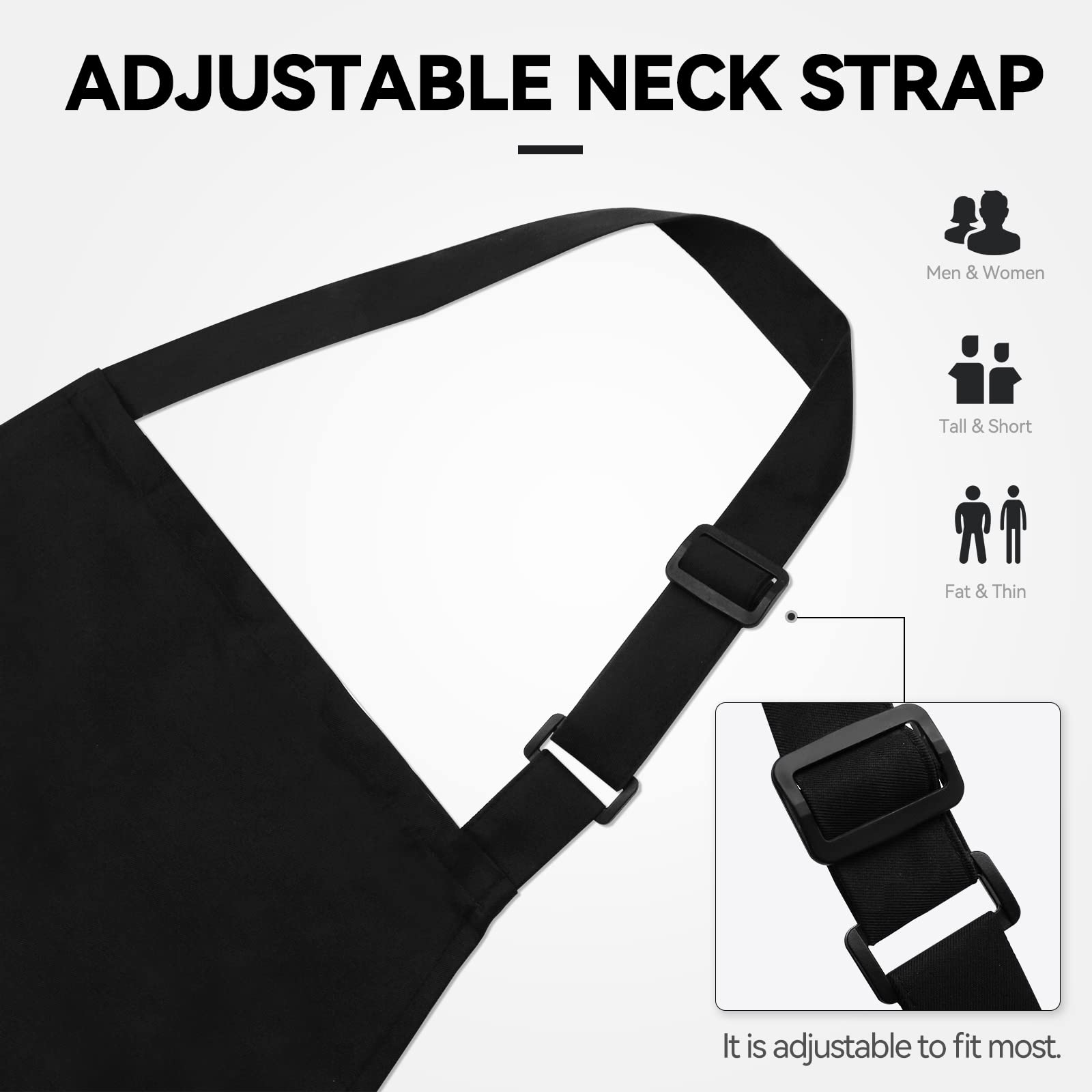 NLUS apron is easy to care for—machine washable and quick-drying