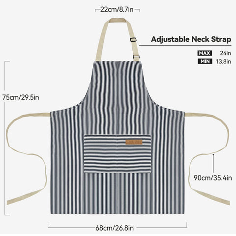 NLUS apron long waist straps for secure wrap