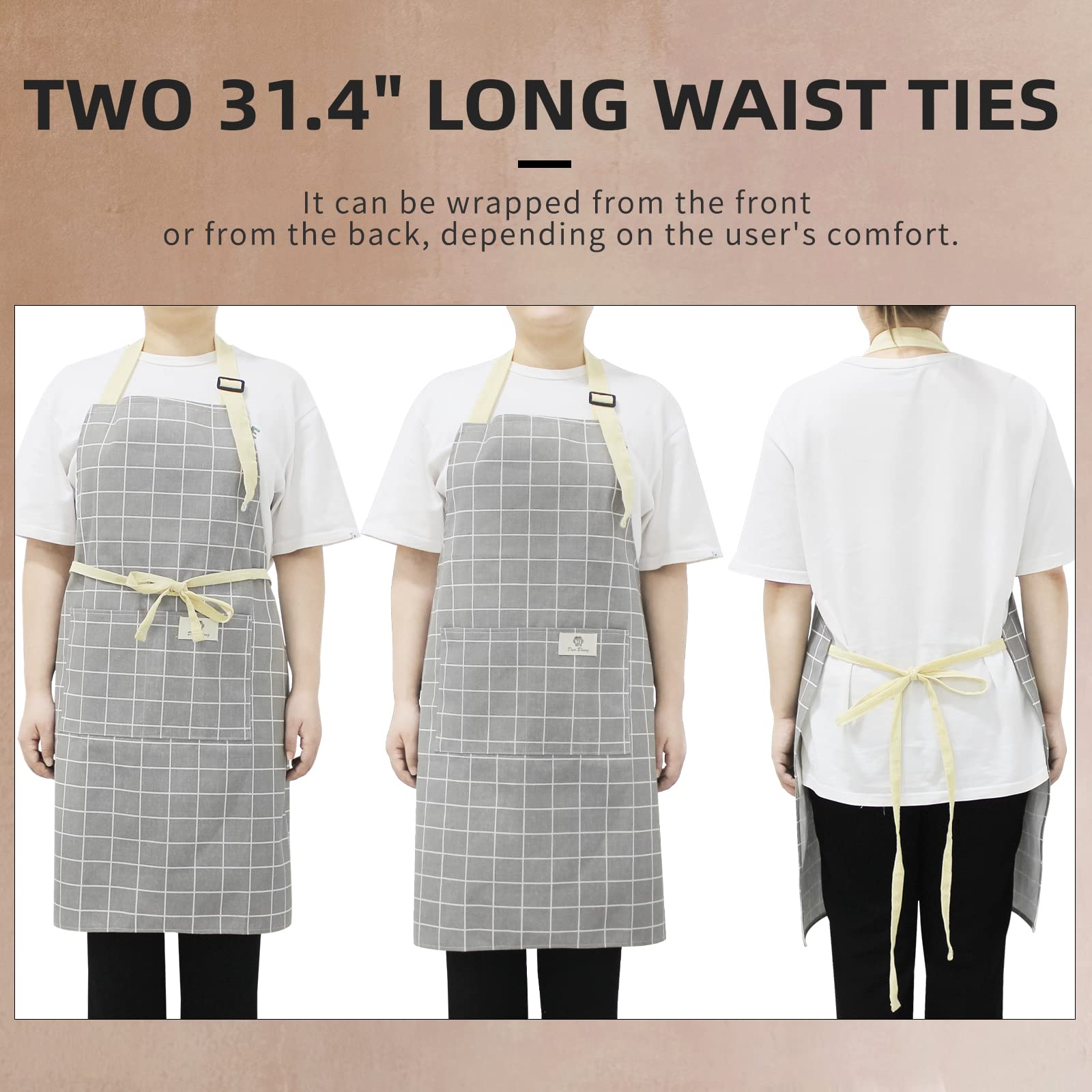 NLUS waterproof fabric shields outfits from spills while cooking or grilling