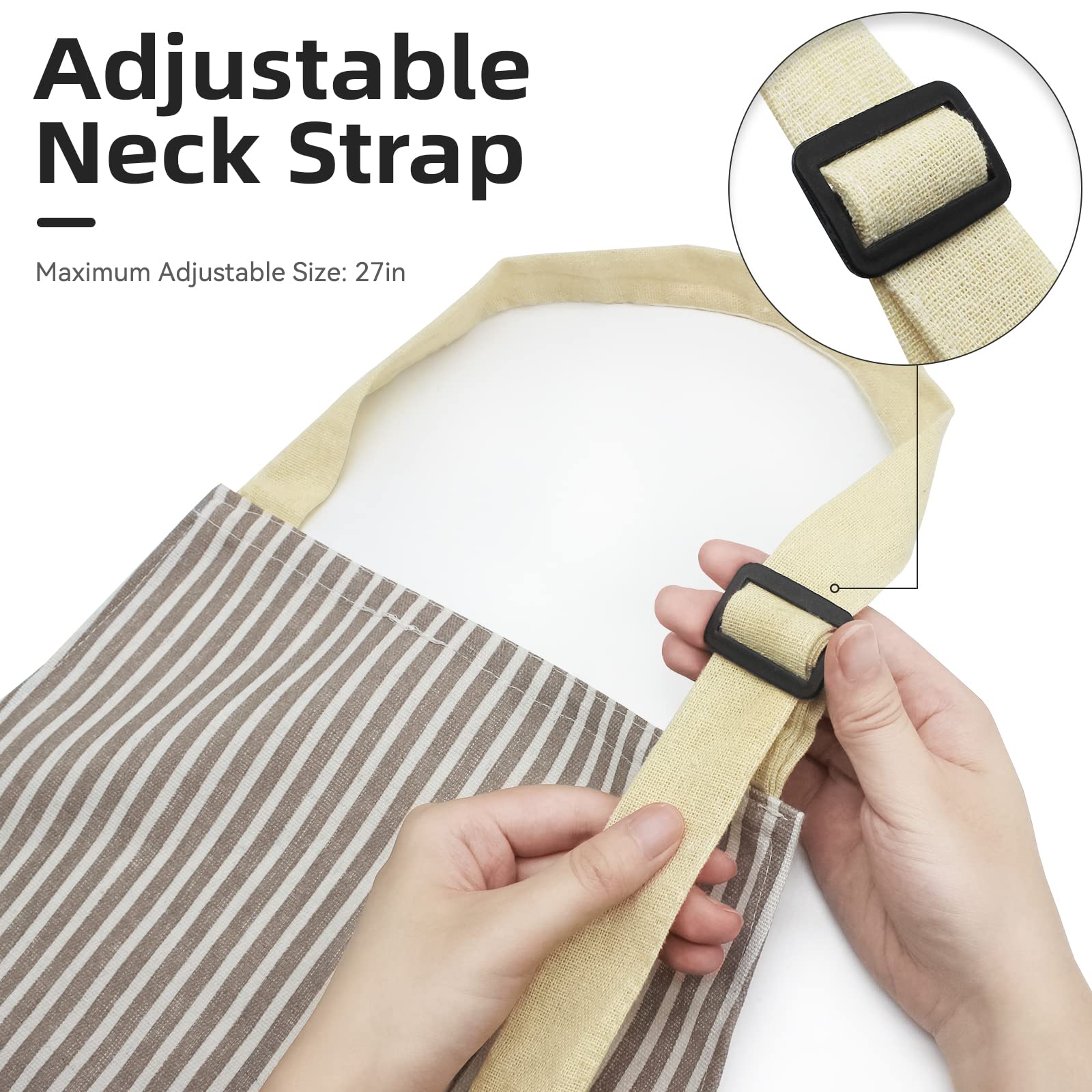 NLUS apron offers wide coverage for a secure fit during grilling and kitchen tasks