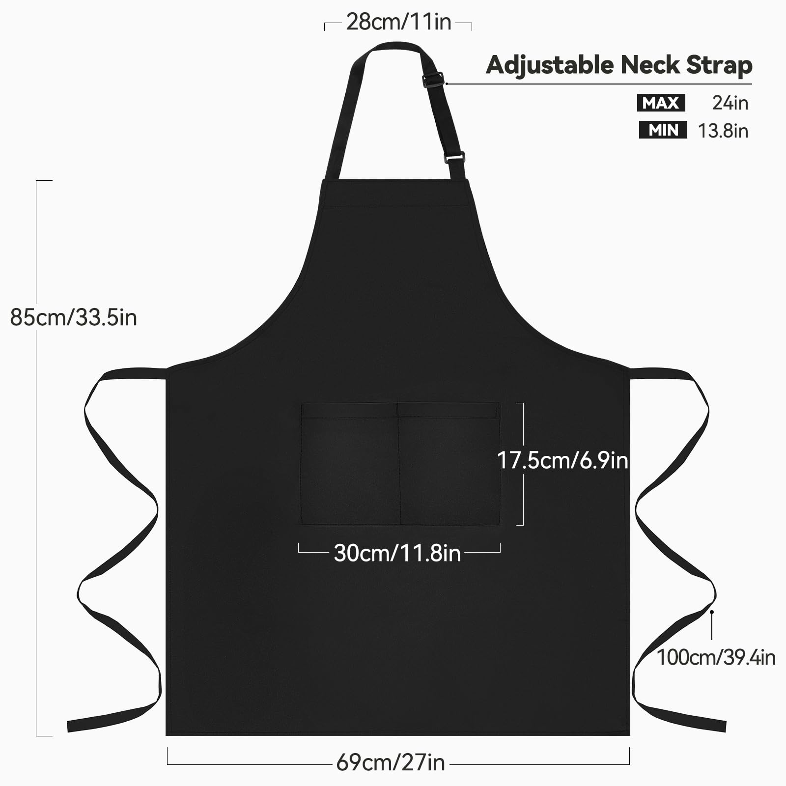 NLUS apron includes two pockets for tools and notes