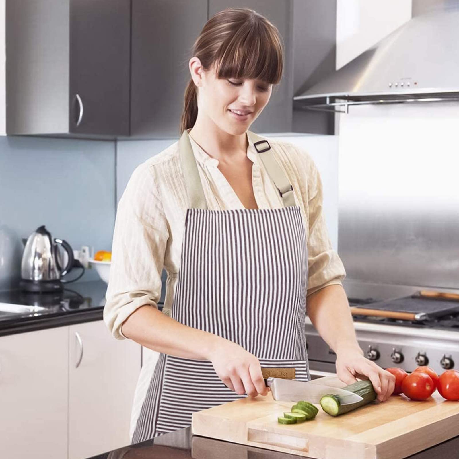 NLUS durable kitchen apron designed for men and women