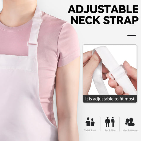 NLUS durable polyester apron offers soft feel and lightweight practicality.