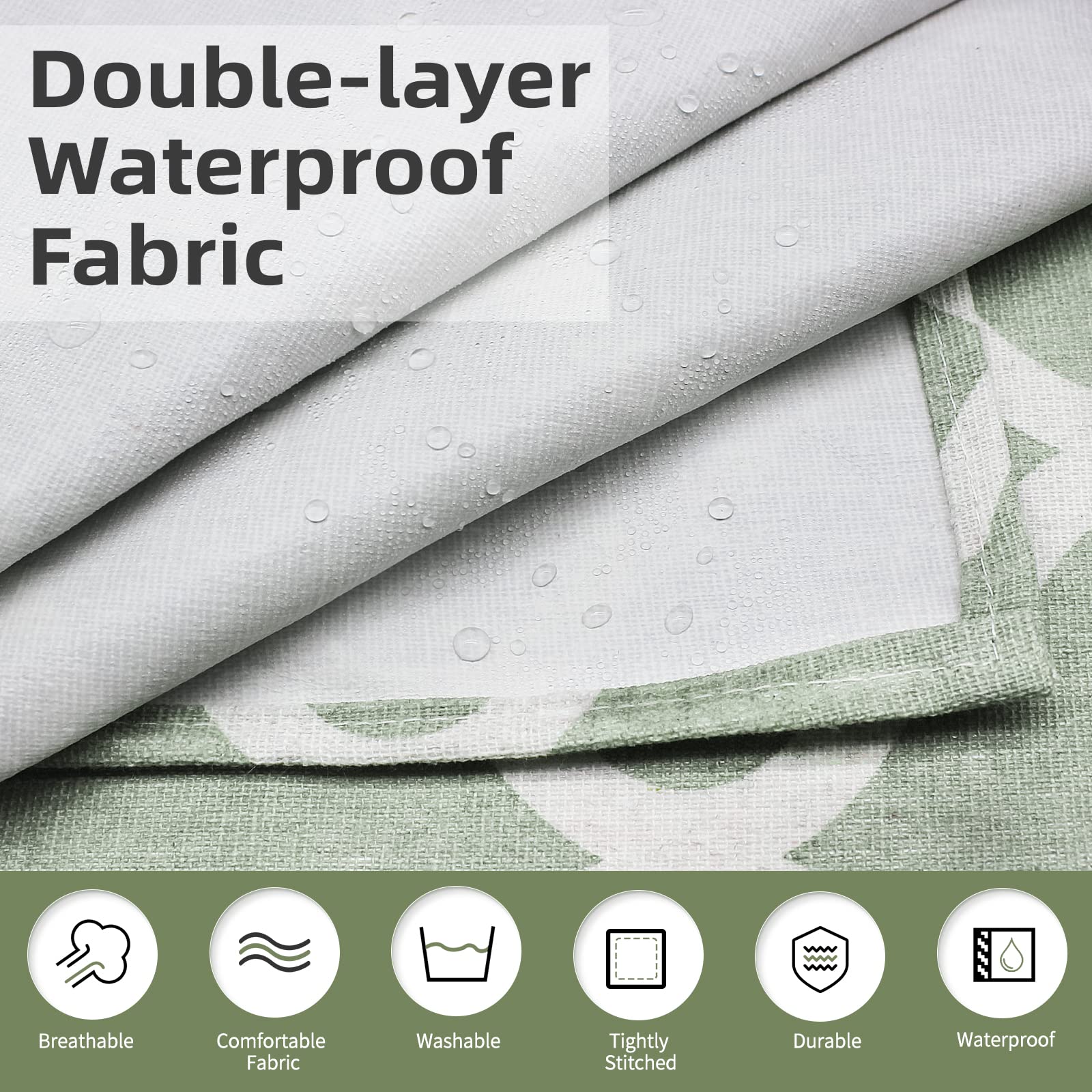 NLUS grey plaid apron with two roomy pockets for common kitchen items