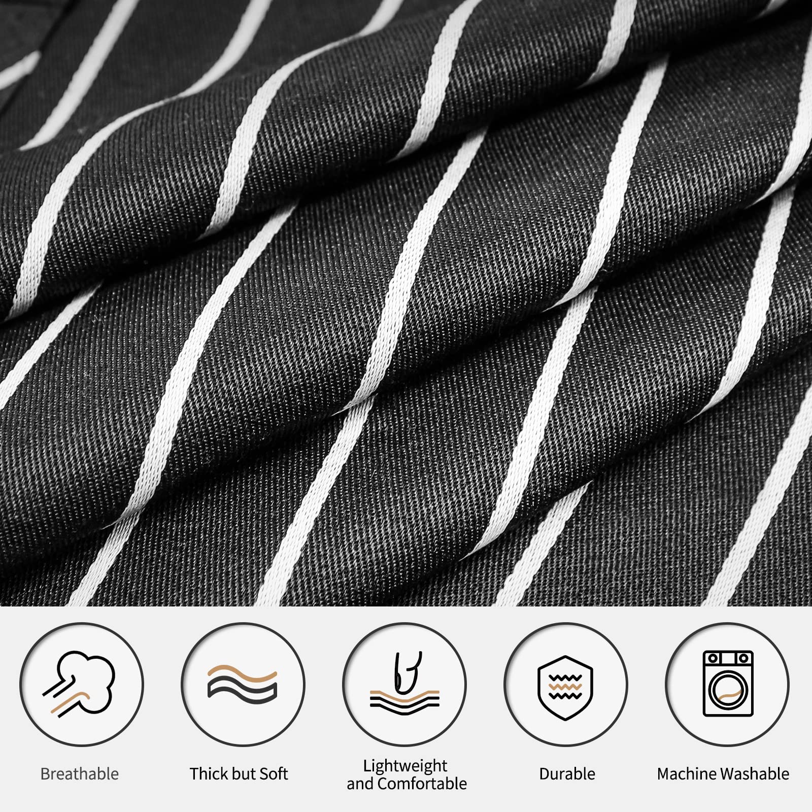 NLUS kitchen apron worn for cooking and baking at home supports everyday chores