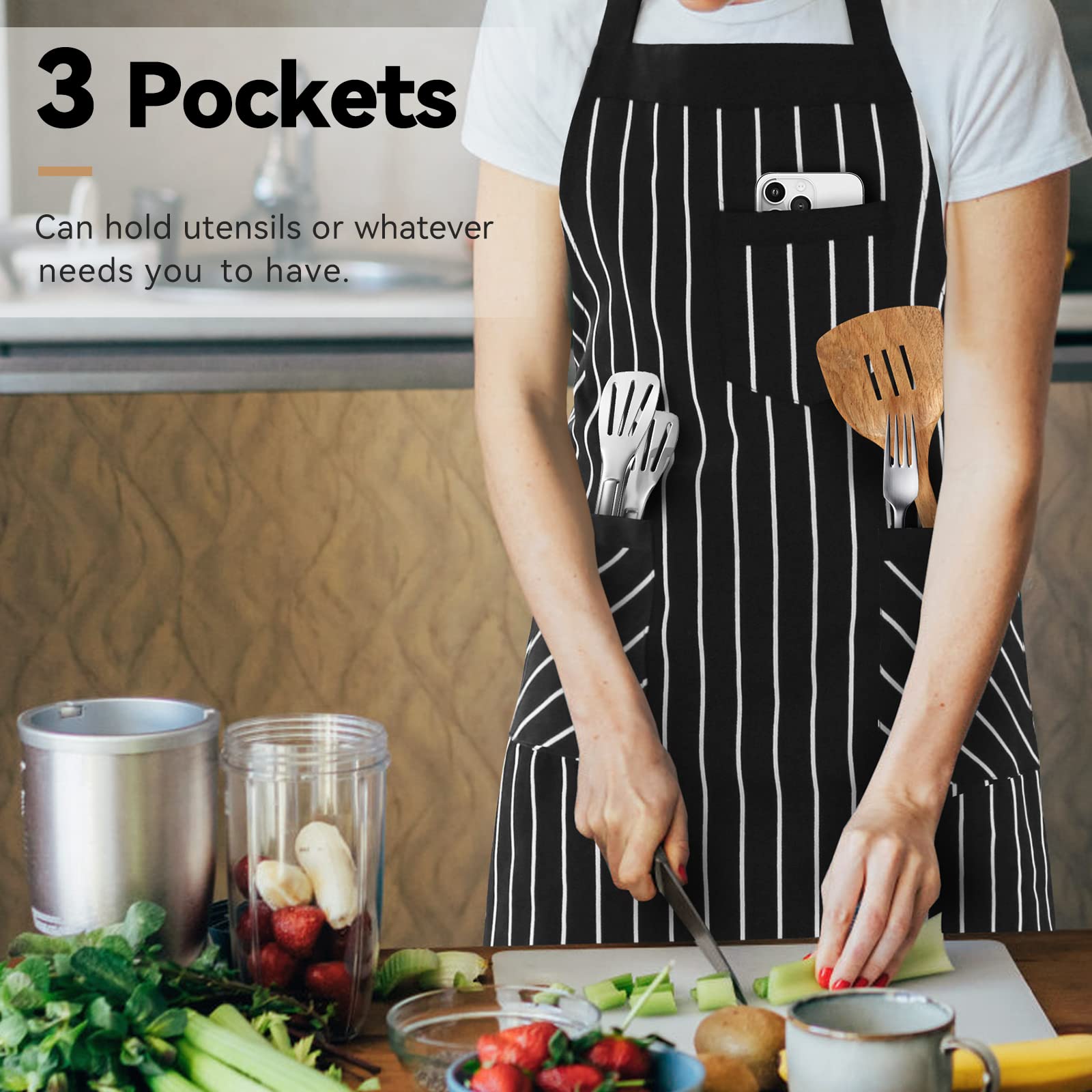 NLUS versatile apron for home cafe restaurant or garden tasks