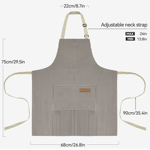NLUS waist straps extended illustrating secure wrap during cooking