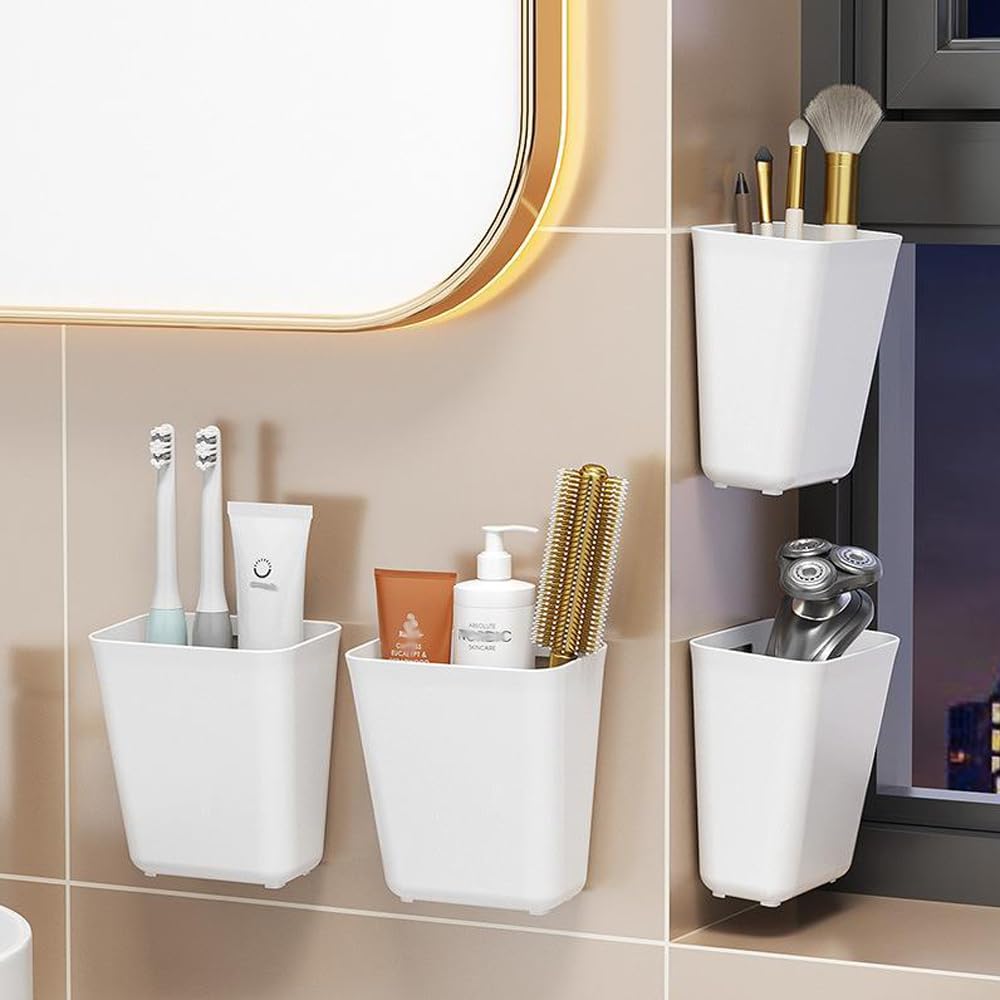 Nmgkokew self-adhesive wall mounted organizer shown without drilling
