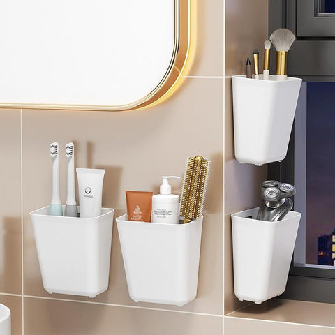 Nmgkokew self-adhesive wall mounted organizer shown without drilling