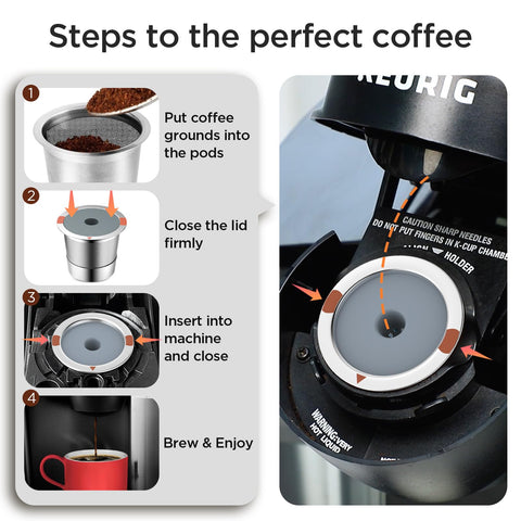 NOALTO K cup design with 360 degree perforation for full extraction