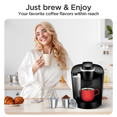 NOALTO easy fill and reuse K cup for daily coffee