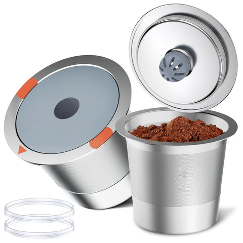 NOALTO reusable K cup in stainless steel for Keurig, preserves flavor and reduces waste
