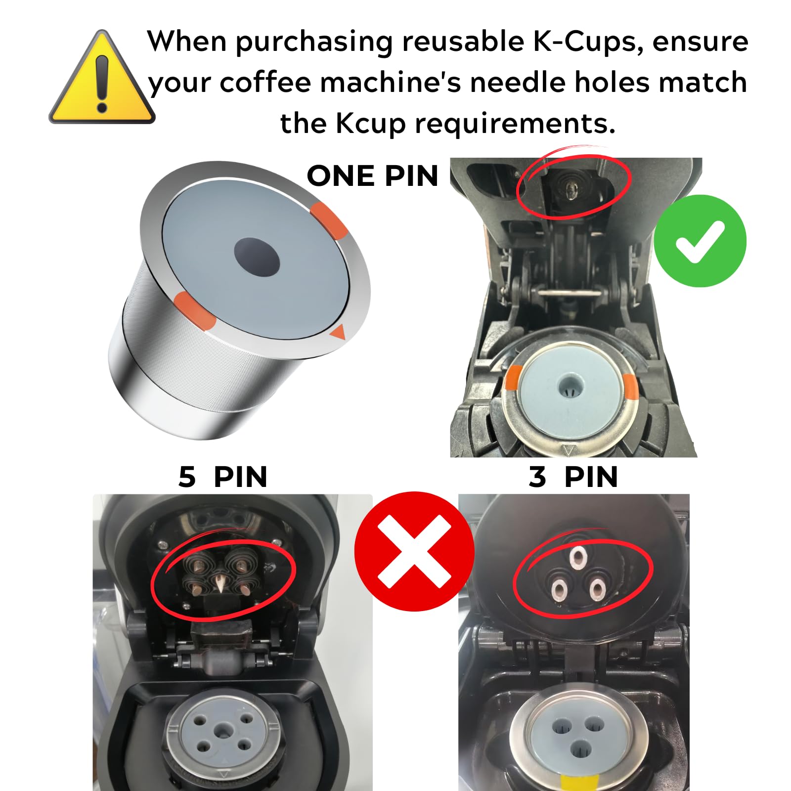 NOALTO K cup with secure top cover preventing overflow