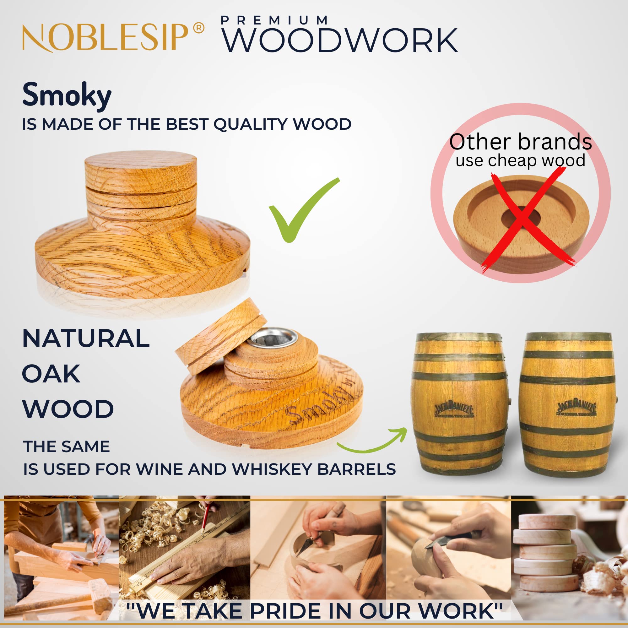 NobleSip pecan wood chips for warm, nutty flavors